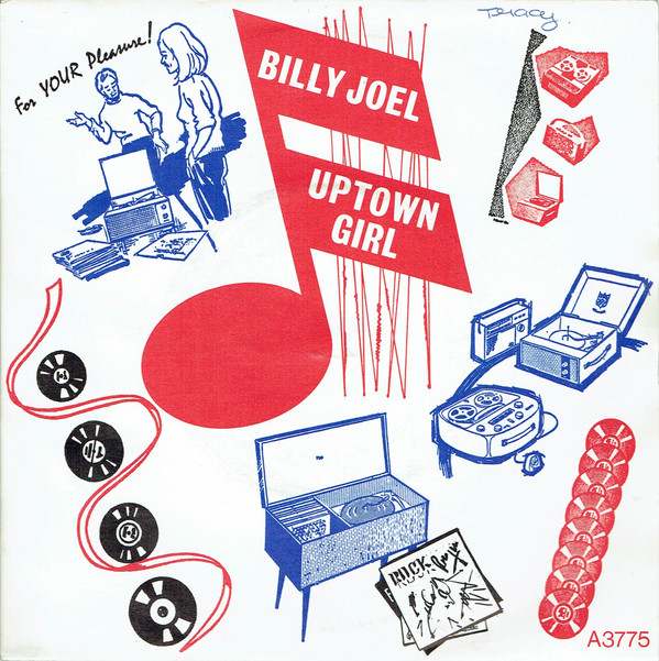 Billy Joel - Uptown Girl - Used Vinyl Record 7" image 1