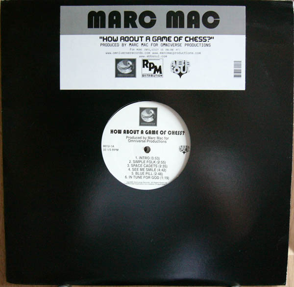 Marc Mac - How About A Game Of Chess? - Used Vinyl Record image 1