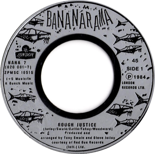 Bananarama - Rough Justice - Used Vinyl Record 7" image 1