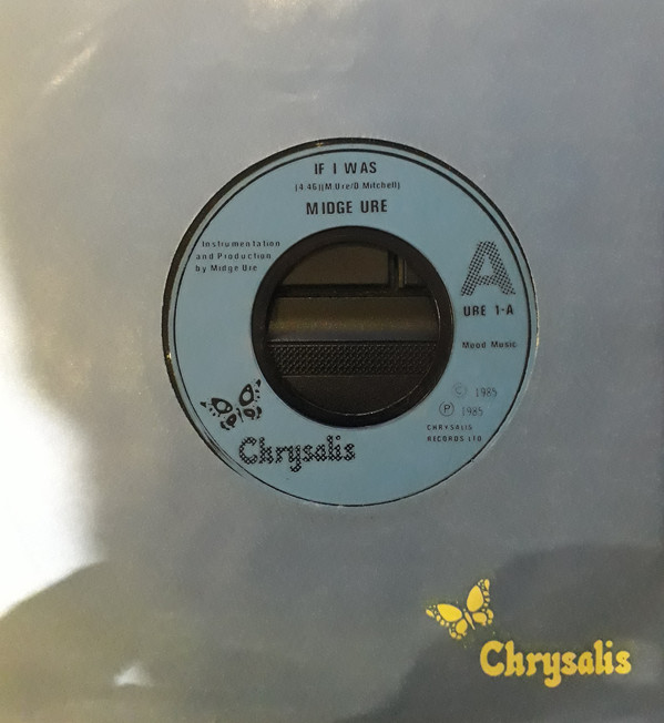 Midge Ure - If I Was - Used Vinyl Record 7" image 1