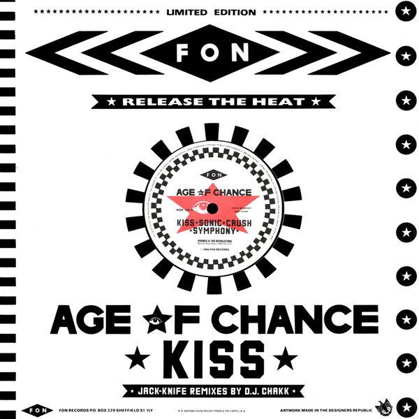 Age Of Chance - Kiss (Jack-Knife Remixes) - Used Vinyl Record 12" image 1