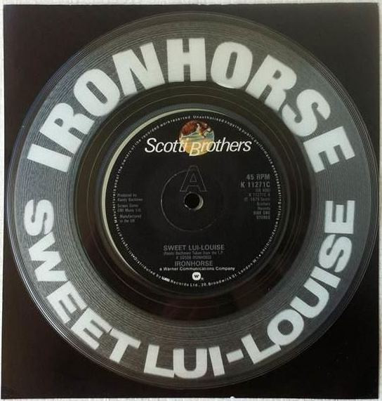 Ironhorse - Sweet Lui-Louise - Used Vinyl Record 7" image 1