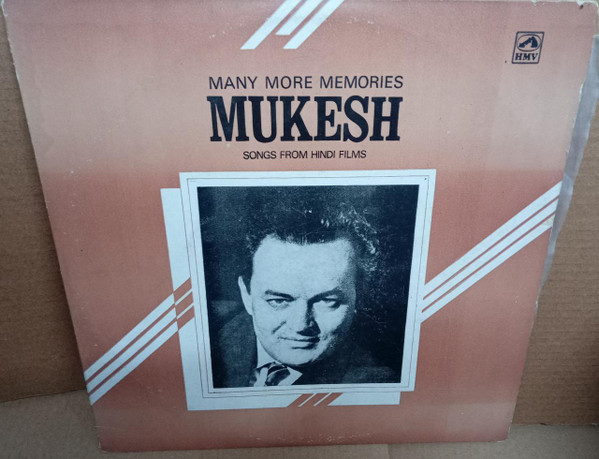 Mukesh - Many More Memories  (Songs From Hindi Films) - Used Vinyl Reco image 1
