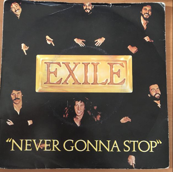 Exile - Never Gonna Stop - Used Vinyl Record 7" image 1