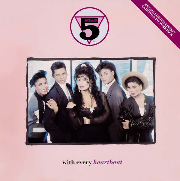 Five Star - With Every Heartbeat - Used Vinyl Record 7" image 1