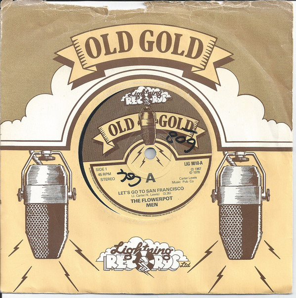 Flower Pot Men - Let's Go To San Francisco - Used Vinyl Record 7" image 1