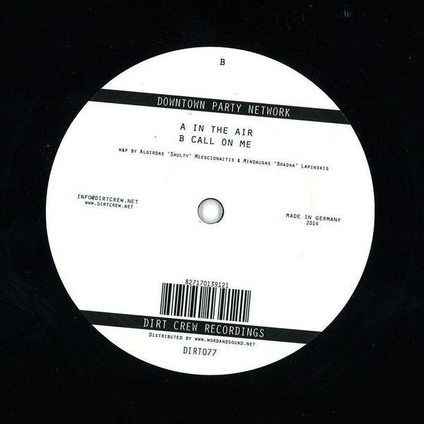 Downtown Party Netwo - In The Air / Call On Me - Vinyl Record 10" image 1