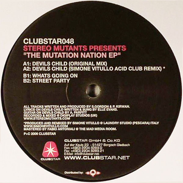 Stereo Mutants - Mutation Nation EP - Vinyl Record 12" image 1