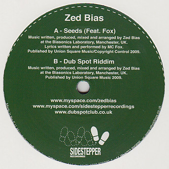 Zed Bias - Seeds / Dub Spot Riddim - Vinyl Record 12" image 1