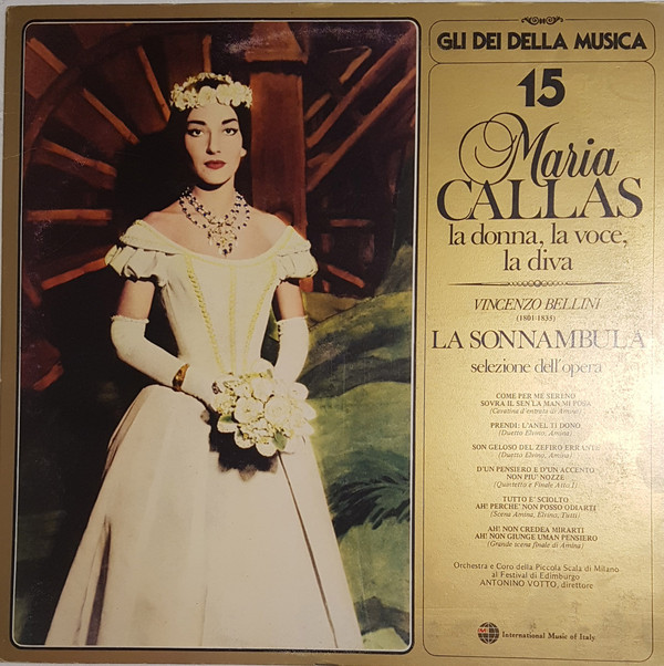 Maria Callas - La Sonnambula - Selezione Dell'Opera - Used Vinyl Record image 1