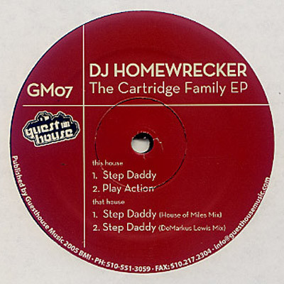 DJ Homewrecker - Cartridge Family EP - Used Vinyl Record 12" image 1