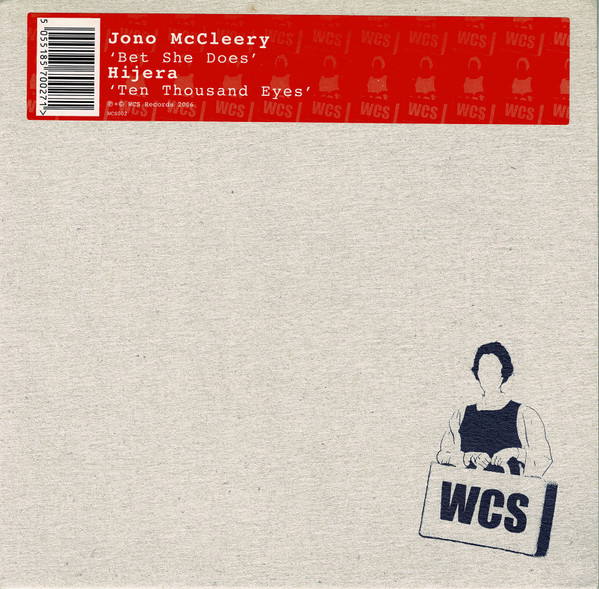 Jono McCleery - Bet She Does / Ten Thousand Eyes - Used Vinyl Record 7" image 1