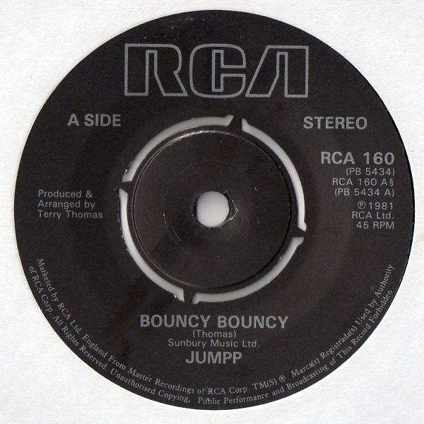 Jumpp - Bouncy Bouncy - Used Vinyl Record 7" image 1
