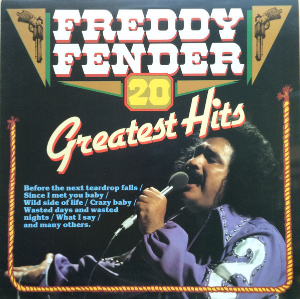 Freddy Fender - 20 Greatest Hits - Used Vinyl Record image 1