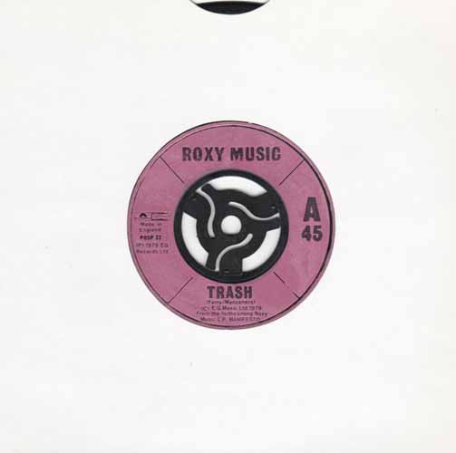 Roxy Music - Trash - Used Vinyl Record 7" image 1