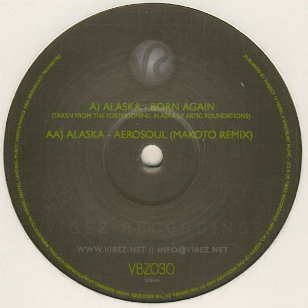 Alaska - Born Again / Aerosoul (Makoto Remix) - Vinyl Record 12" image 1