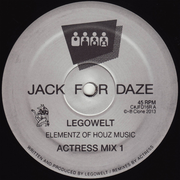 Legowelt - Elementz Of Houz Music (Actress Rmxs) - Vinyl Record 12" image 1