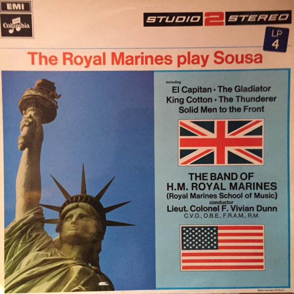 Band Of HM Royal Mar - Royal Marines Play Sousa - Used Vinyl Record image 1