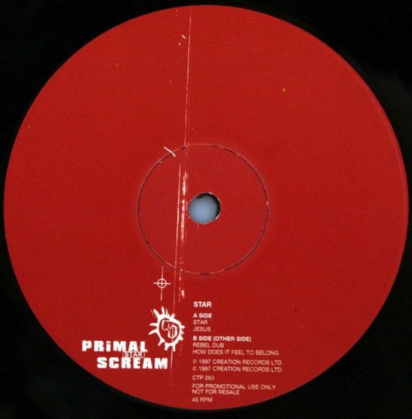 Primal Scream - Star - Used Vinyl Record 12" image 1