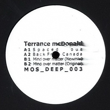 Terrance McDonald - Mind Over Matter EP - Vinyl Record 12" image 1