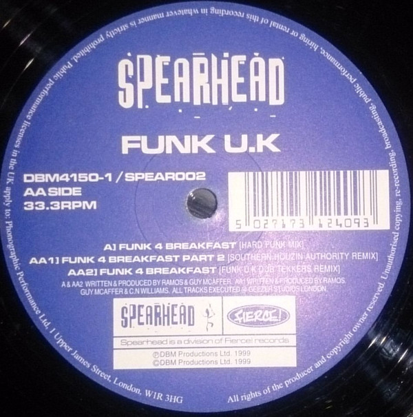 Funk UK - Funk For Breakfast - Used Vinyl Record 12" image 1