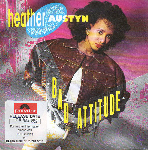 Heather Austyn - Bad Attitude - Used Vinyl Record 7" image 1