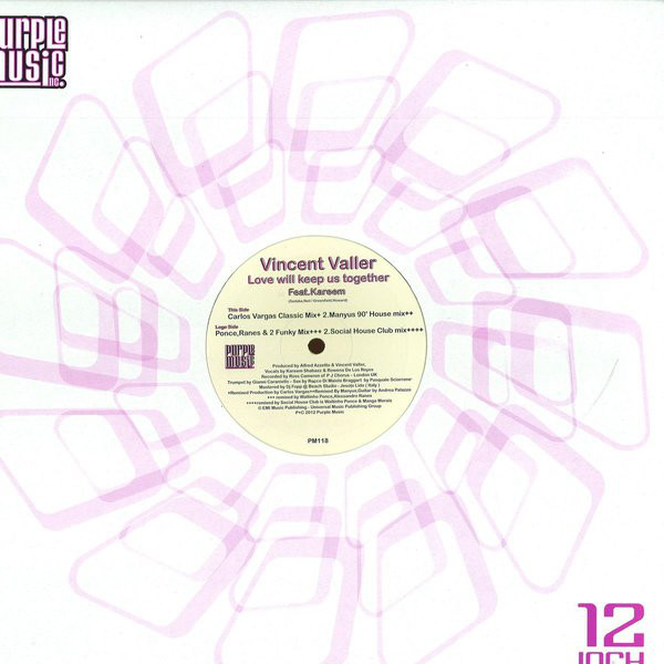 Vincent Valler - Love Will Keep Us Together - Vinyl Record 12" image 1