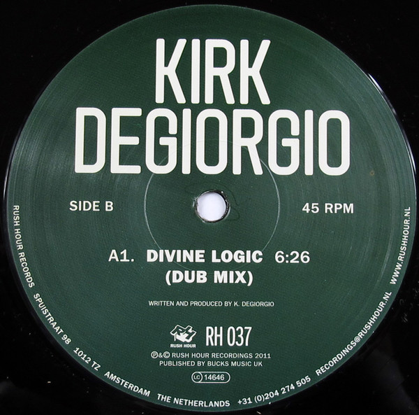 Kirk Degiorgio - Divine Logic - Vinyl Record 12" image 1