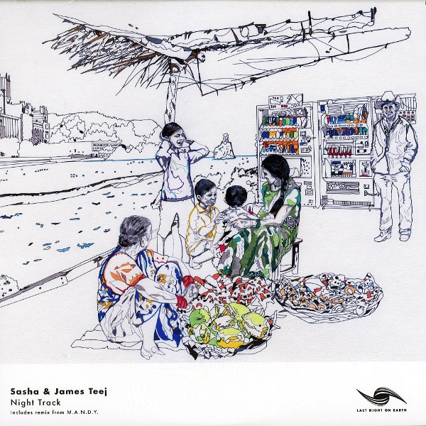 Sasha - Night Track - Vinyl Record 12" image 1