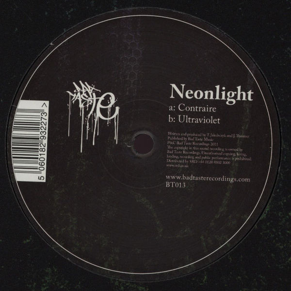 Neonlight - Contraire / Ultraviolet - Vinyl Record 12" image 1