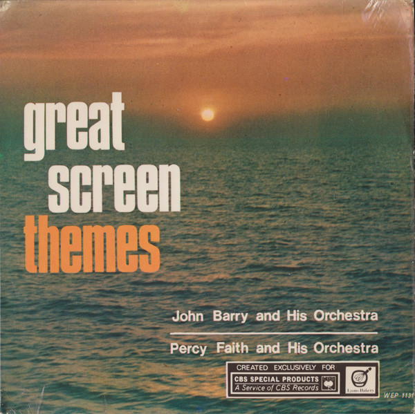 John Barry & His Orc - Great Screen Themes - Used Vinyl Record 7" image 1