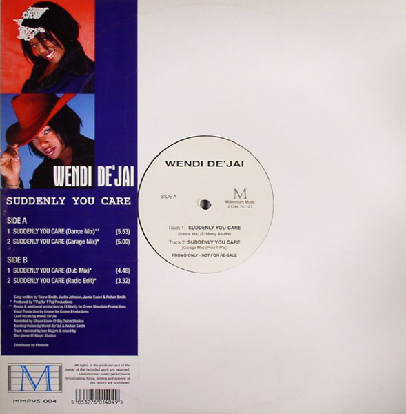 Wendi De'Jai - Suddenly You Care - Used Vinyl Record 12" image 1