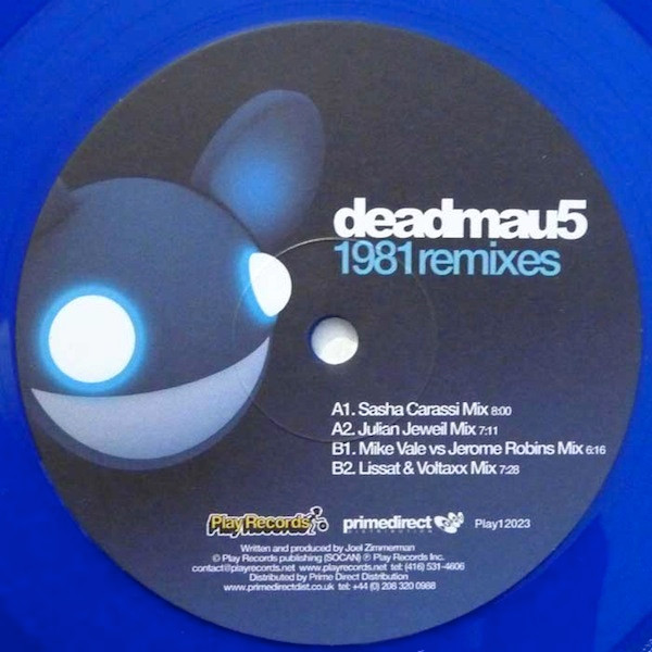 Deadmau5 - 1981 Remixes - Vinyl Record 12" image 1
