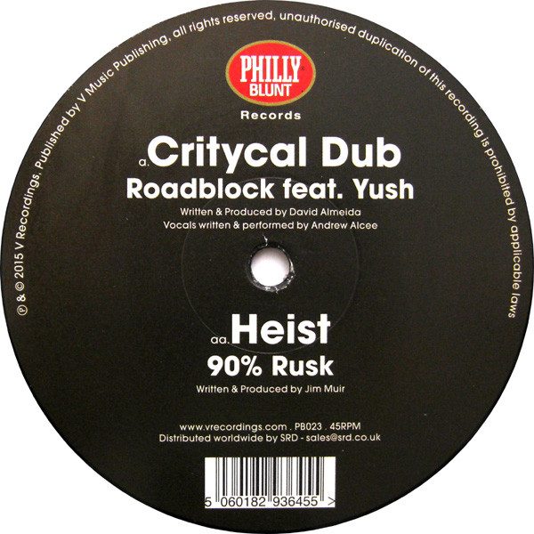 Critycal Dub - Roadblock / 90% Rusk - Vinyl Record 12" image 1