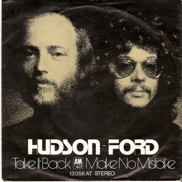 Hudson-Ford - Take It Back / Make No Mistake - Used Vinyl Record 7" image 1