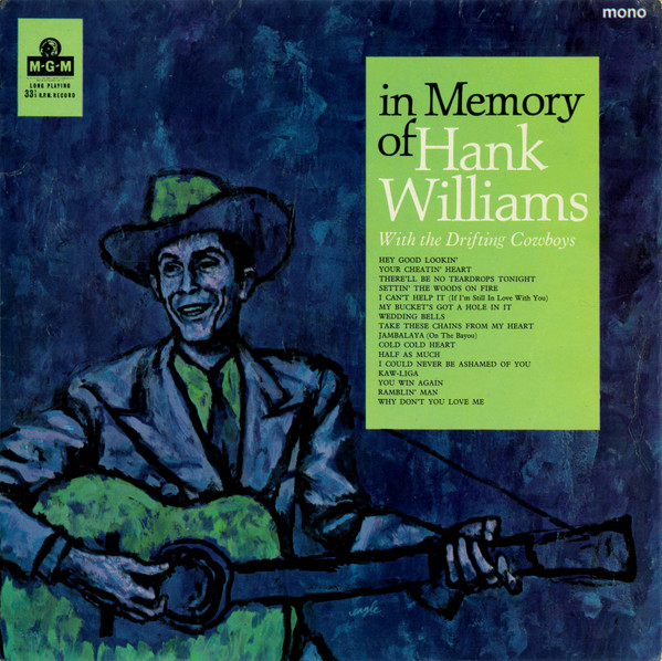Hank Williams With H - In Memory Of Hank Williams - Used Vinyl Record image 1