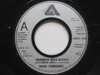 Dave Edmunds - Warmed Over Kisses (Leftover Love) - Used Vinyl Record image 1