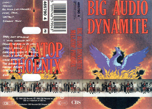 Big Audio Dynamite - Megatop Phoenix - Used Cassette image 1