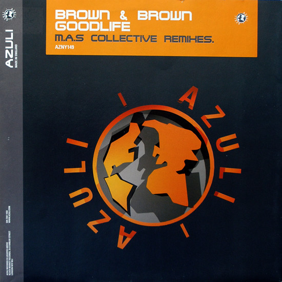 Brown & Brown - Goodlife (M.A.S. Collective Remixes) - Used Vinyl Record image 1