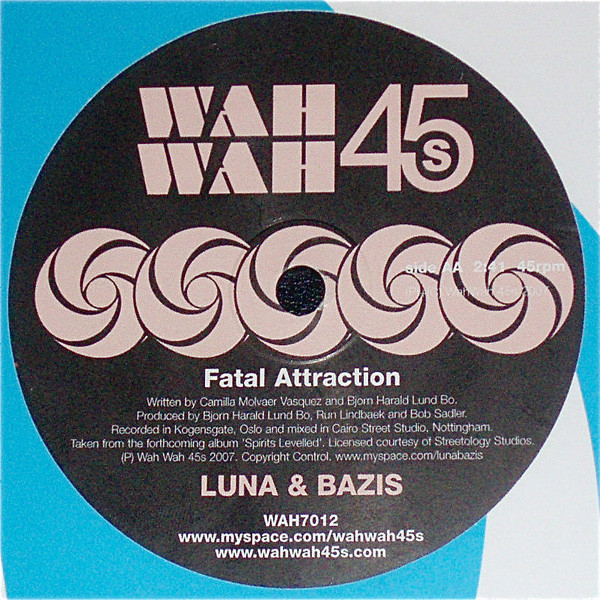 Luna & Bazis - You & Me / Fatal Attraction - Vinyl Record 7" image 1
