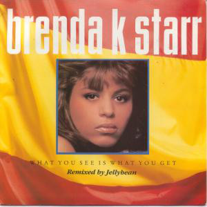 Brenda K. Starr - What You See Is What You Get - Used Vinyl Record 7" image 1