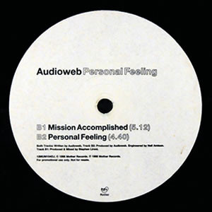 Audioweb - Personal Feeling - Used Vinyl Record 12" image 1