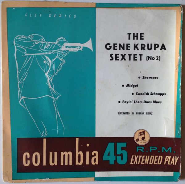 Gene Krupa Sextet - No. 2 - Used Vinyl Record 7" image 1
