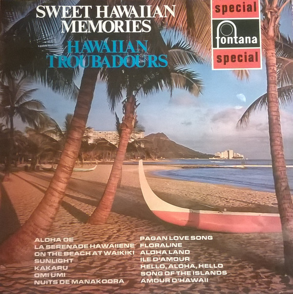 Les Hawaian Troubado - Sweet Hawaiian Memories - Used Vinyl Record image 1