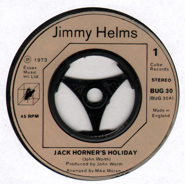 Jimmy Helms - Jack Horner's Holiday - Used Vinyl Record 7" image 1
