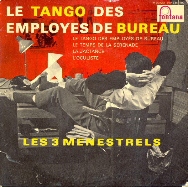 Les Trois Menestrels - Le Tango Des Employes De Bureau - Used Vinyl R image 1