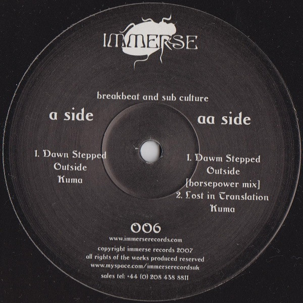 Kuma - Dawn Stepped Outside - Vinyl Record 12" image 1