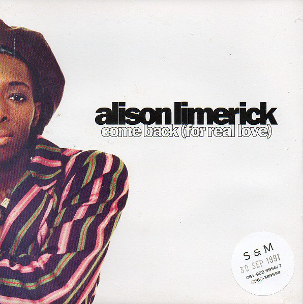 Alison Limerick - Come Back (For Real Love) - Used Vinyl Record 7" image 1