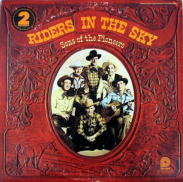 Sons Of The Pioneers - Riders In The Sky - Used Vinyl Record image 1