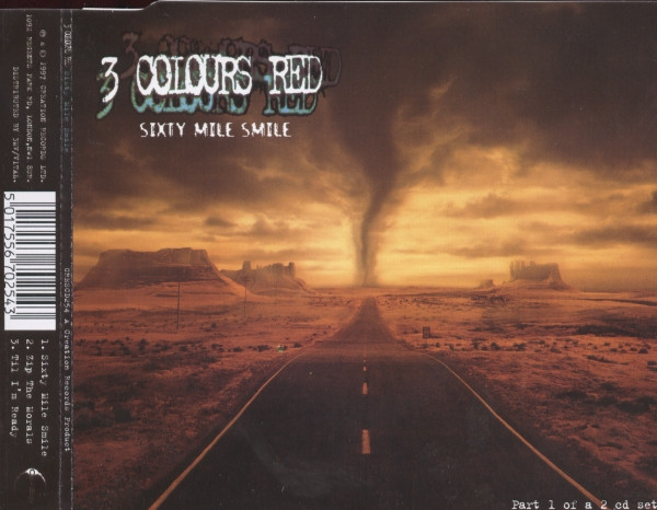 3 Colours Red - Sixty Mile Smile - Used CD image 1